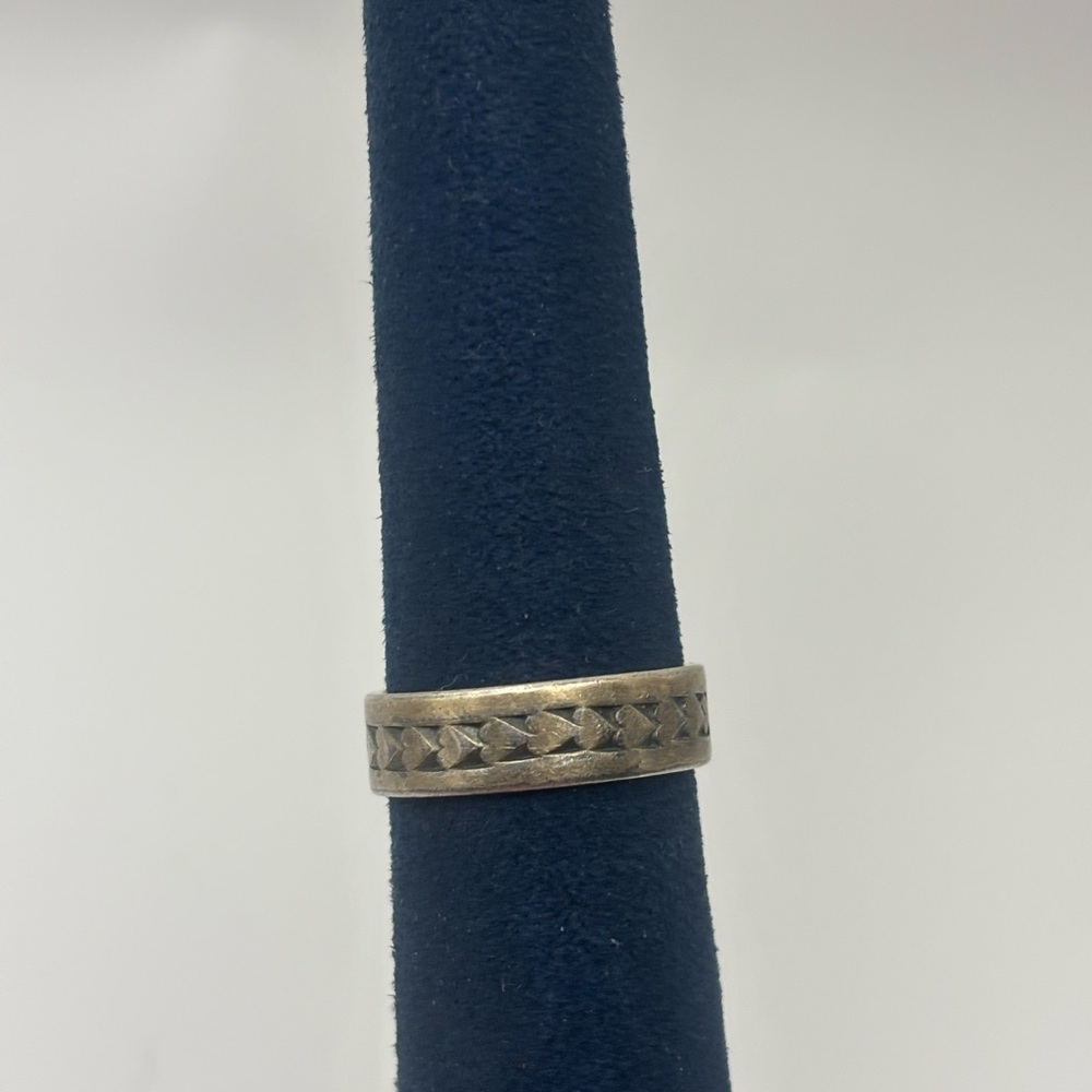 Antique Gold Filled 5 mm heart Ring/band